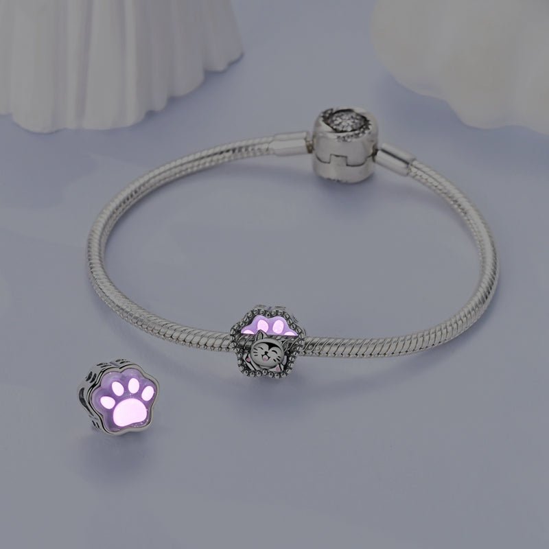 Liora Atelier Glow in the Dark Luminous Smiling Cat Charm