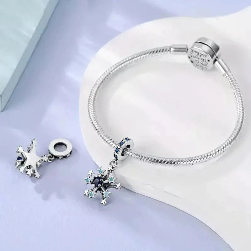 Liora Atelier Glow in the Dark Luminous Snowflake Dangle Charm