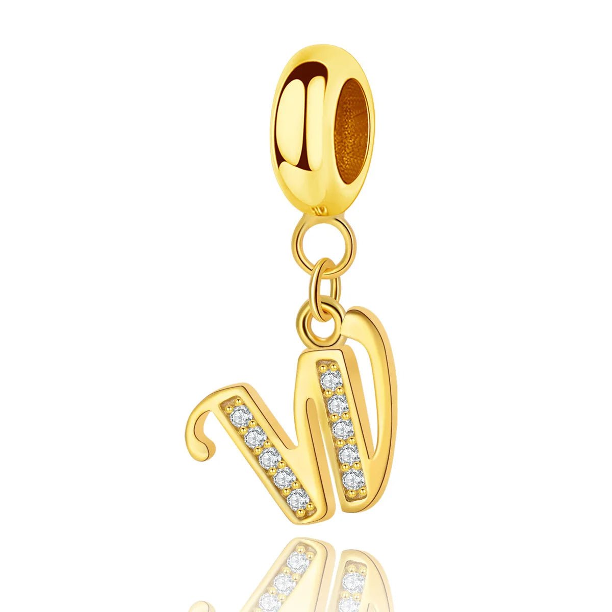 Liora Atelier Gold Initial Letter A~Z Alphabet Dangle Charms