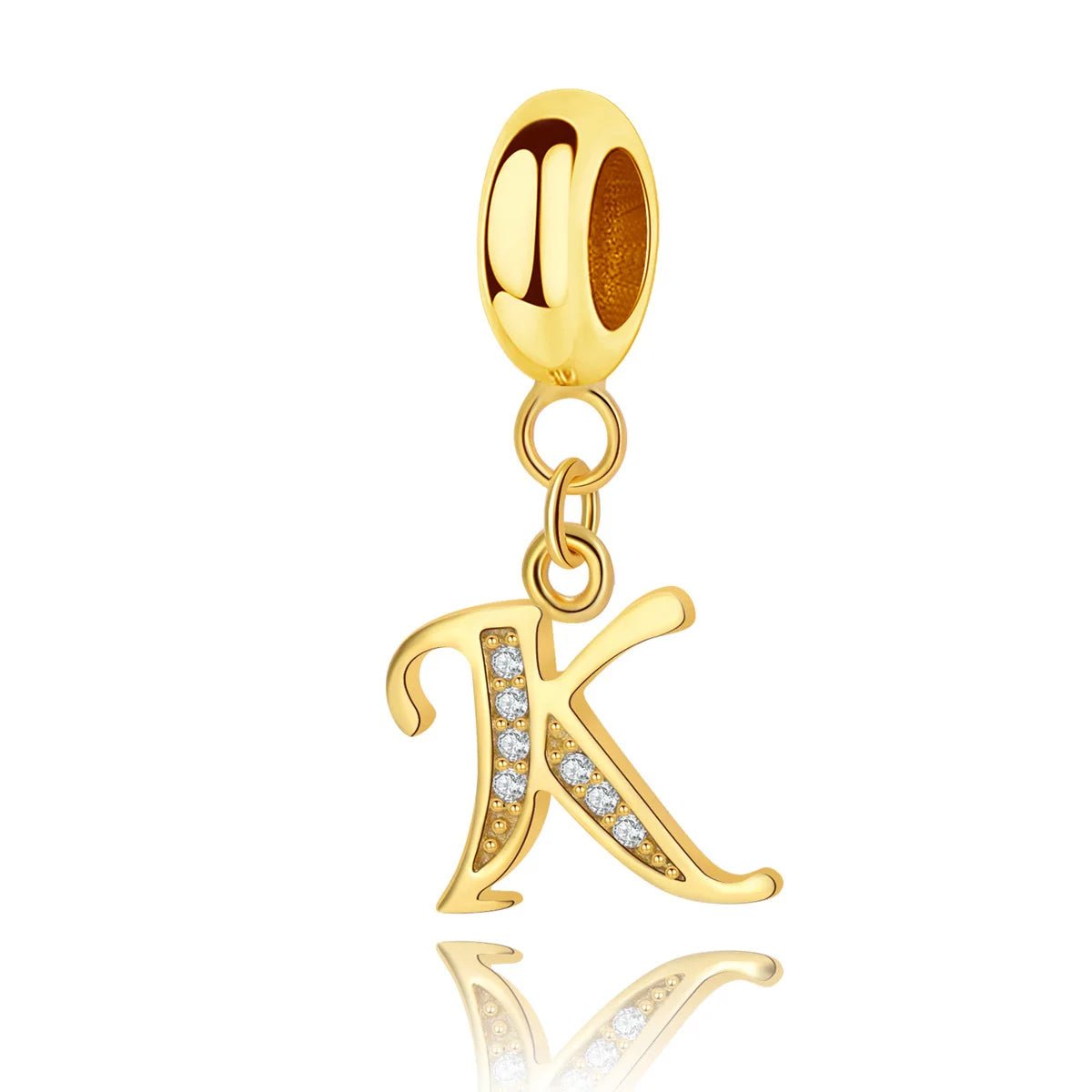 Liora Atelier Gold Initial Letter A~Z Alphabet Dangle Charms