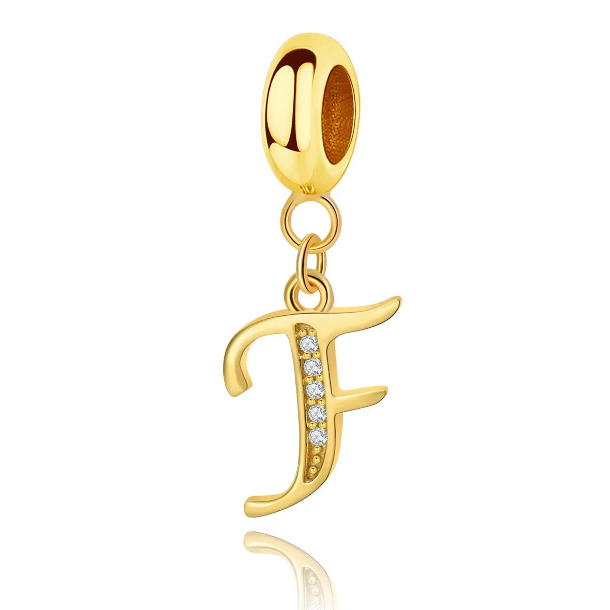 Liora Atelier Gold Initial Letter A~Z Alphabet Dangle Charms
