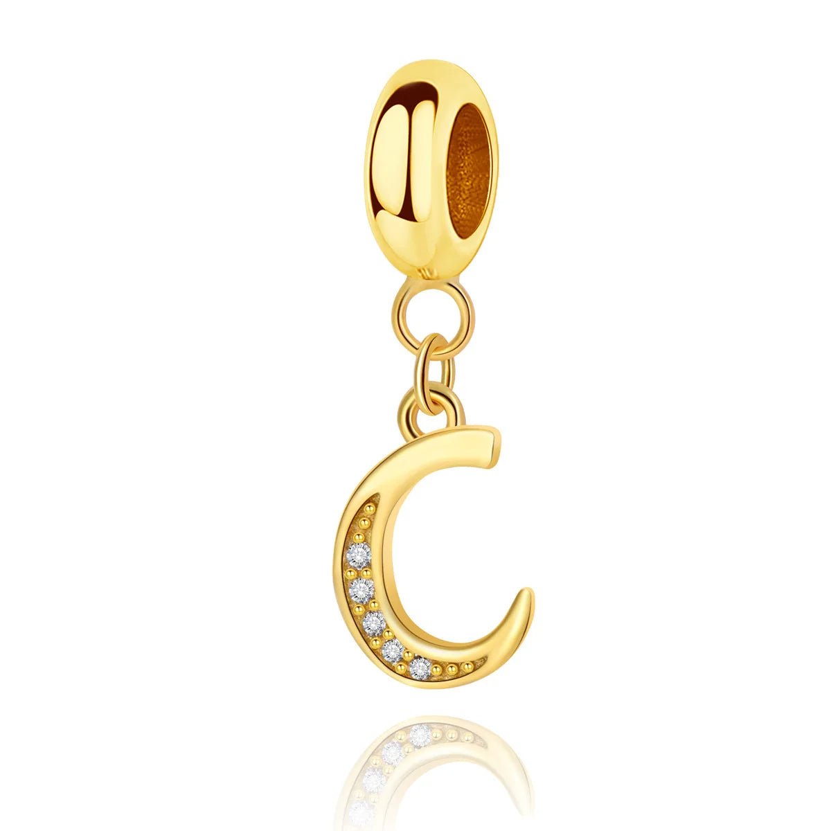 Liora Atelier Gold Initial Letter A~Z Alphabet Dangle Charms