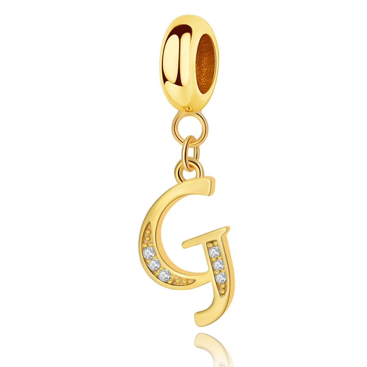 Liora Atelier Gold Initial Letter A~Z Alphabet Dangle Charms