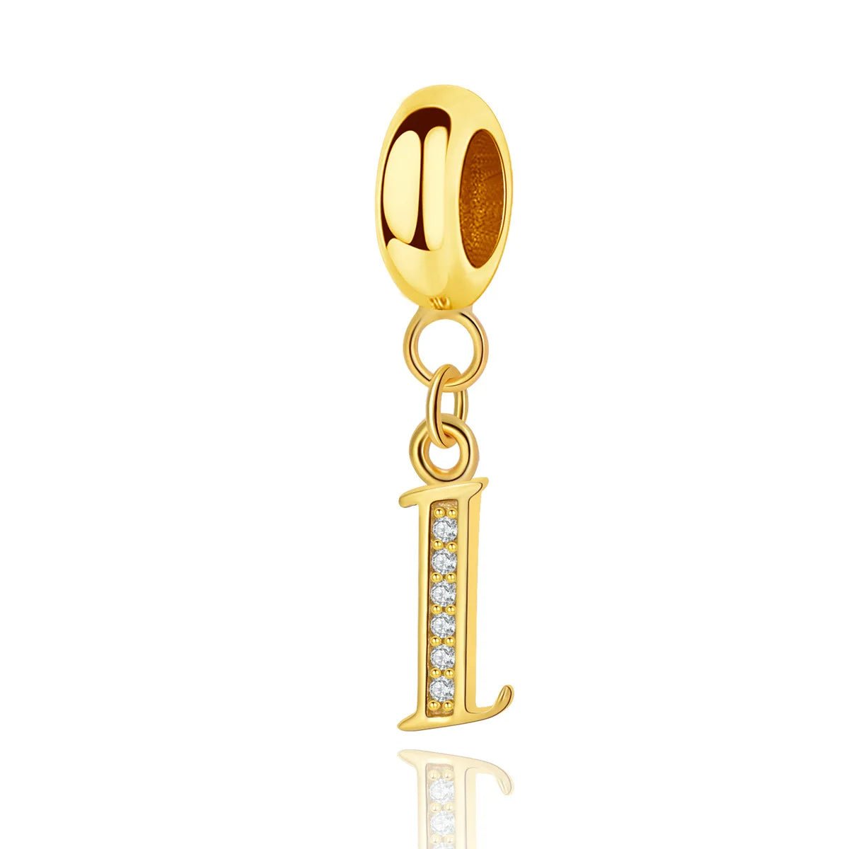 Liora Atelier Gold Initial Letter A~Z Alphabet Dangle Charms