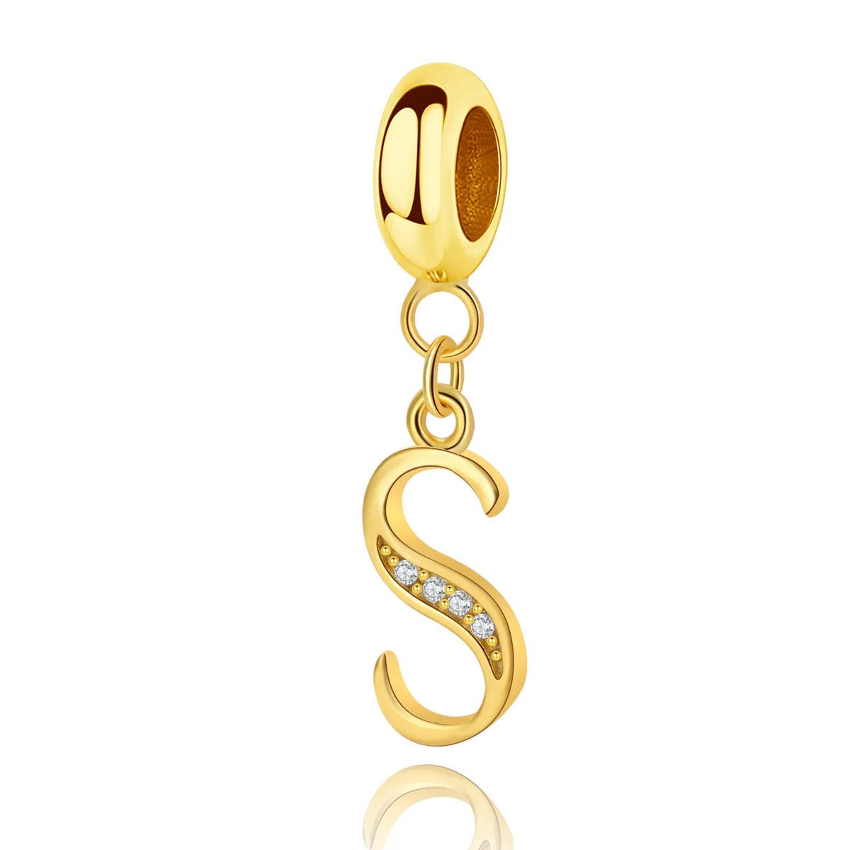 Liora Atelier Gold Initial Letter A~Z Alphabet Dangle Charms