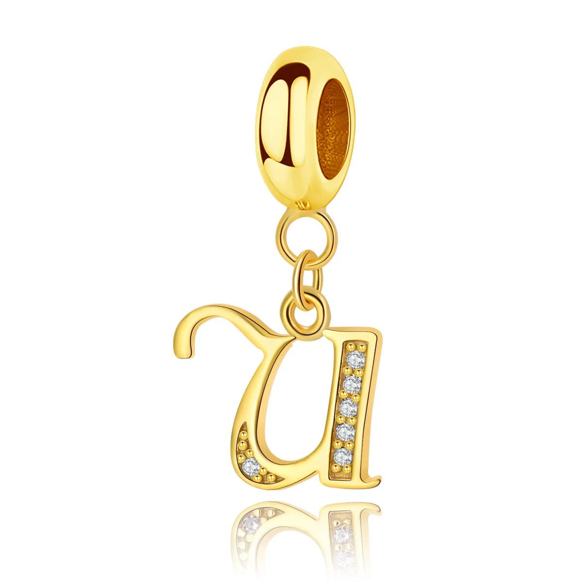 Liora Atelier Gold Initial Letter A~Z Alphabet Dangle Charms