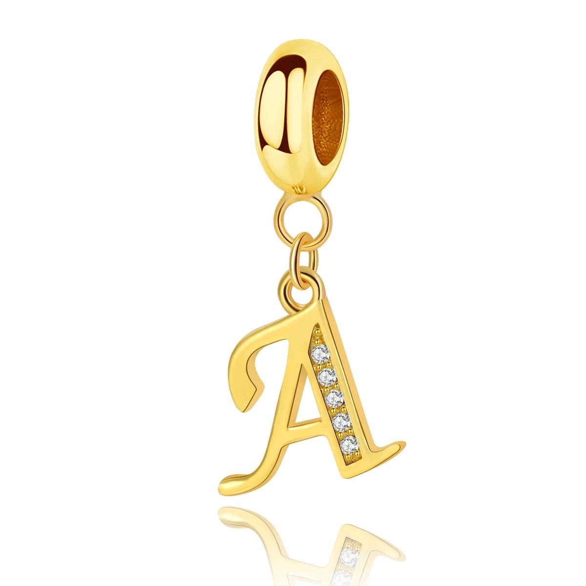 Liora Atelier Gold Initial Letter A~Z Alphabet Dangle Charms