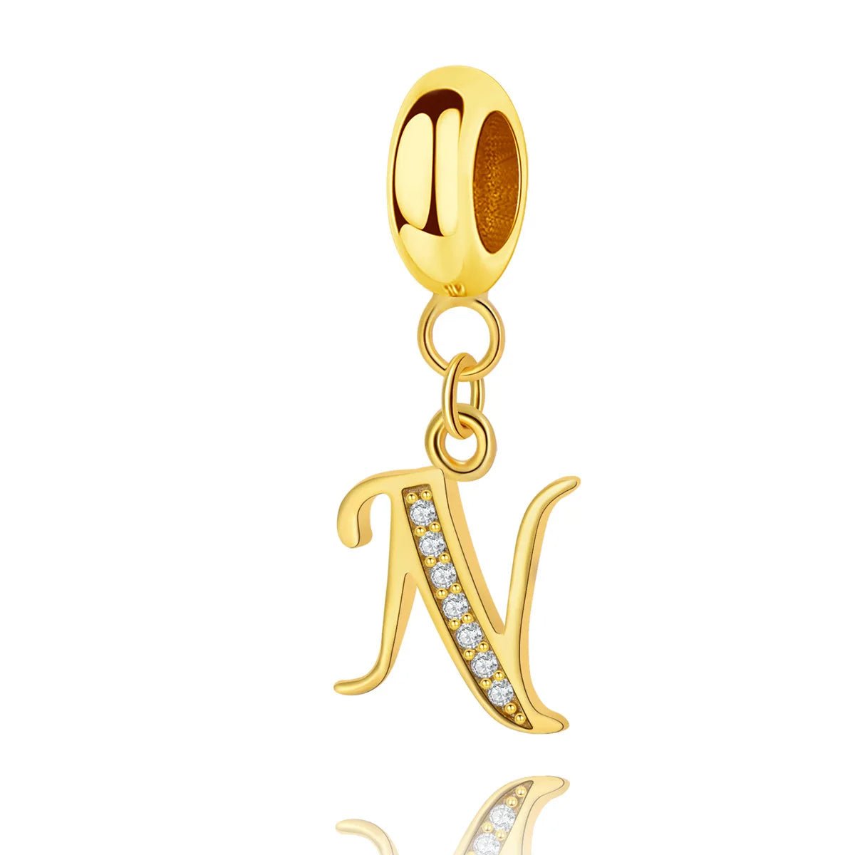 Liora Atelier Gold Initial Letter A~Z Alphabet Dangle Charms
