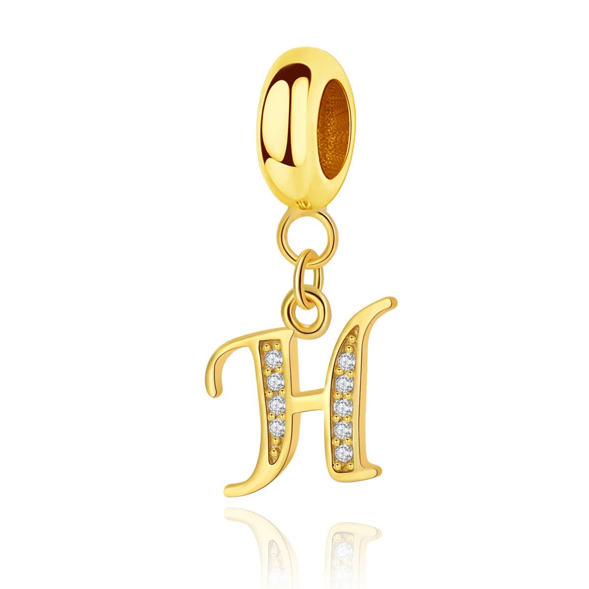 Liora Atelier Gold Initial Letter A~Z Alphabet Dangle Charms