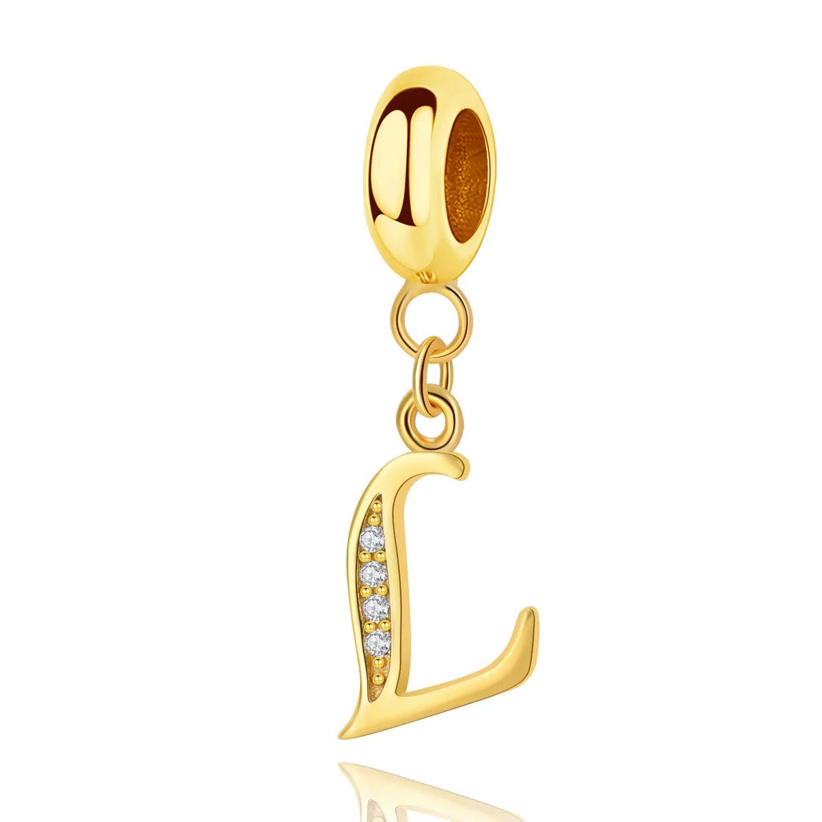 Liora Atelier Gold Initial Letter A~Z Alphabet Dangle Charms