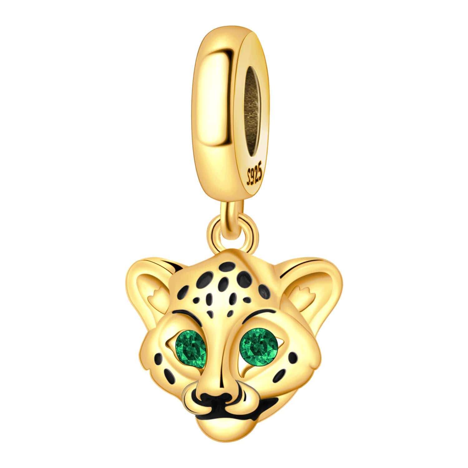 Liora Atelier Golden Cheetah Dangle Charm