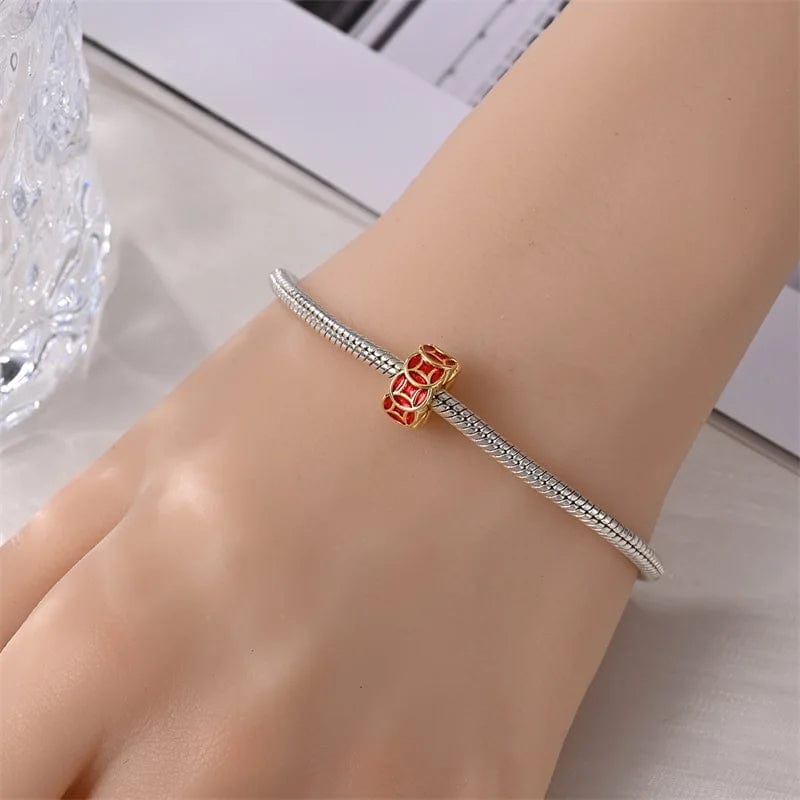 Liora Atelier Golden Red Lucky Lantern Charm