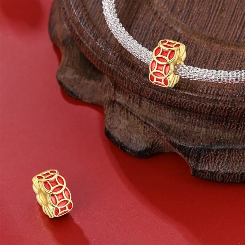 Liora Atelier Golden Red Lucky Lantern Charm