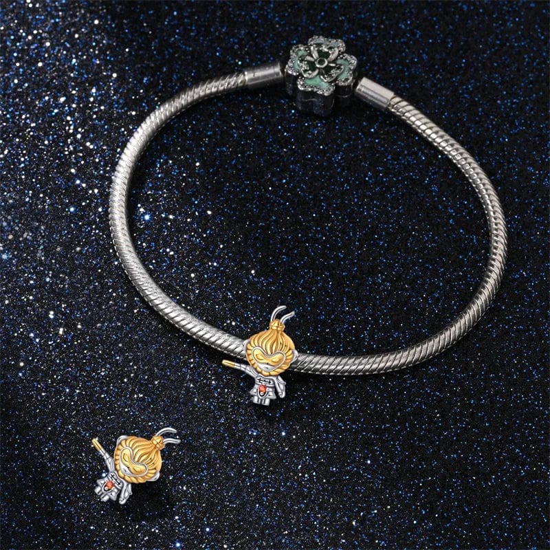 Liora Atelier Golden Wukong Monkey Warrior Charm