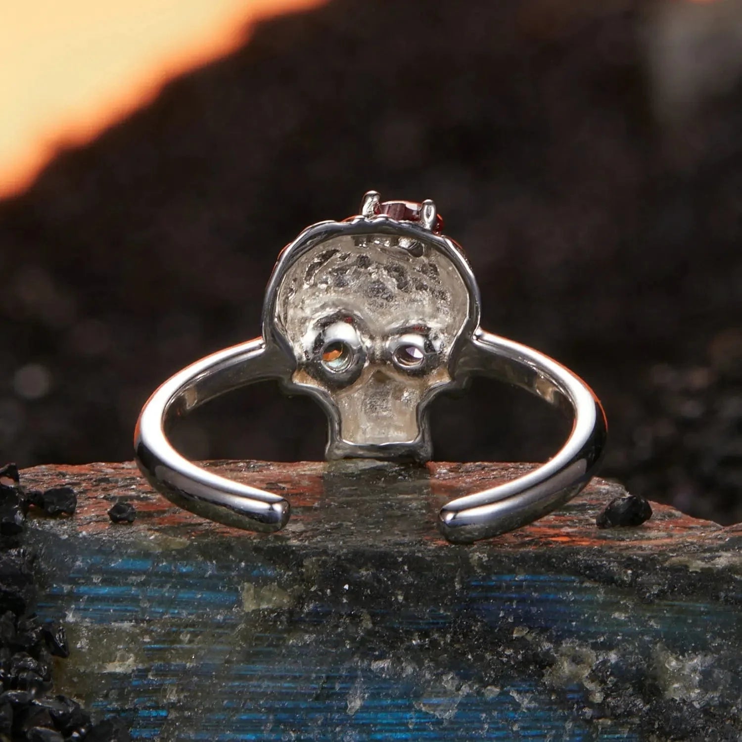 Liora Atelier Gothic Skull Head Ring