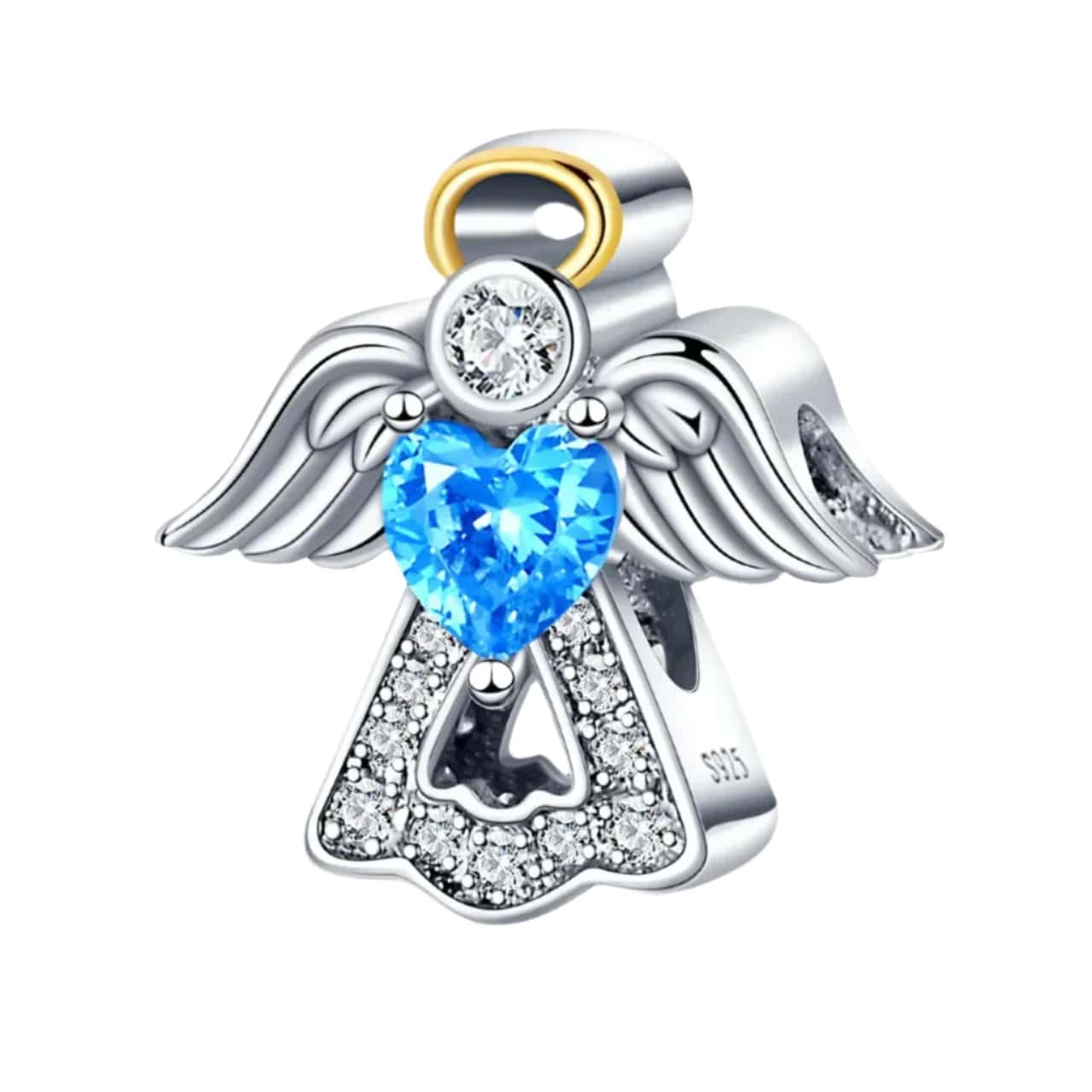 Liora Atelier Guardian Angel & Blue Heart Charm