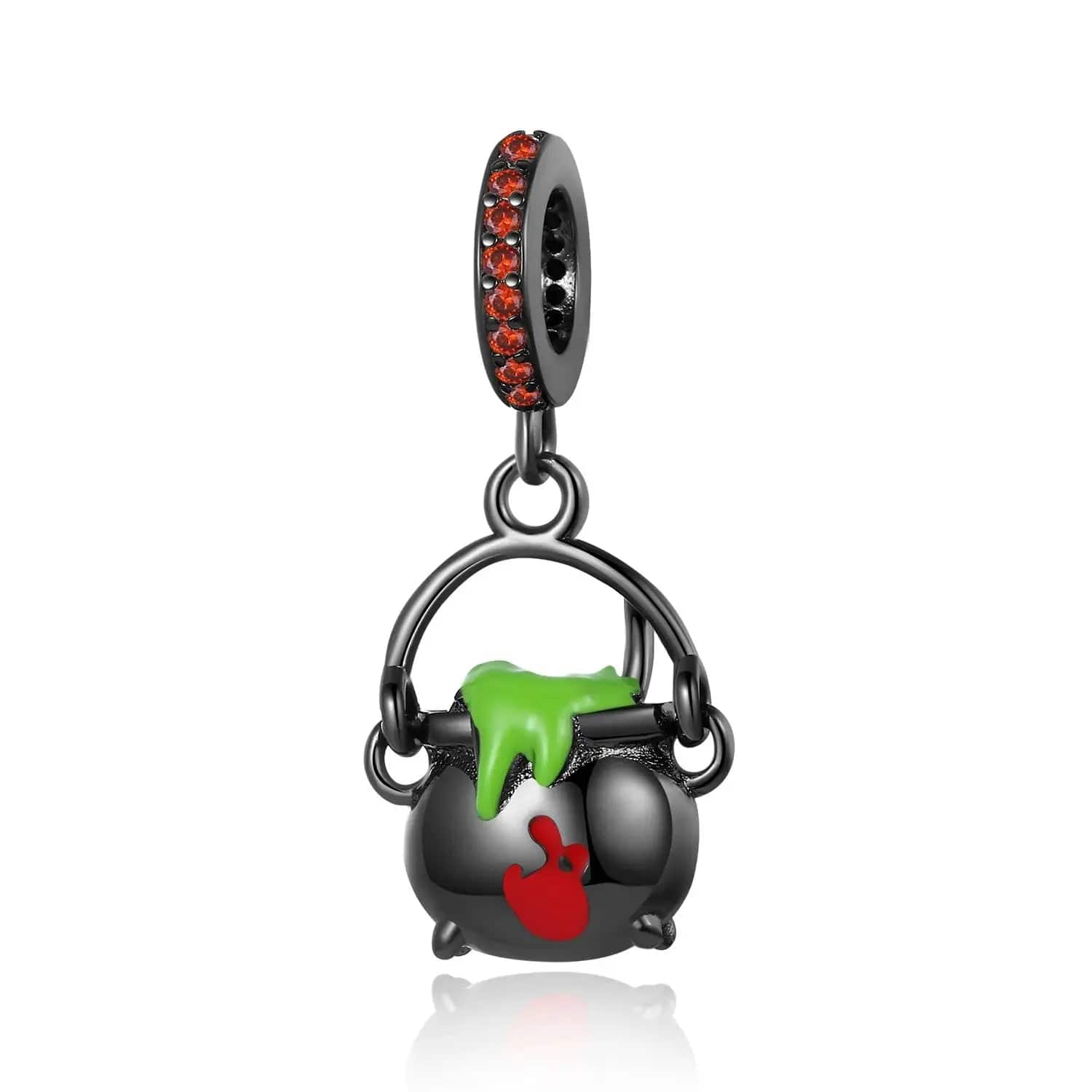 Liora Atelier Halloween Black Scary Witch Cauldron Charm