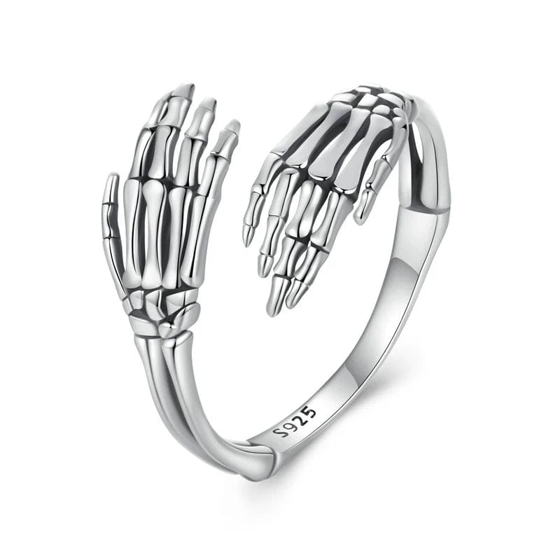 Liora Atelier Halloween Skeleton Hands Hug Ring