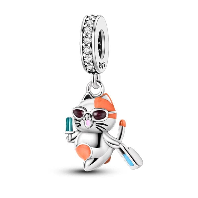 Liora Atelier Happy Beach Cat Dangle Charm