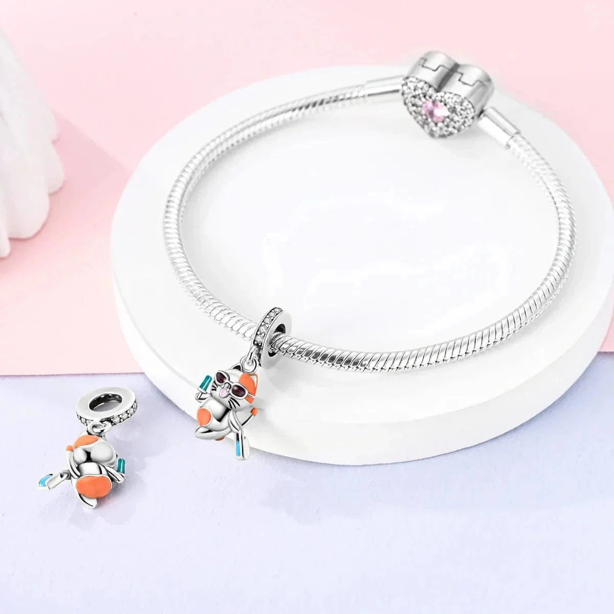 Liora Atelier Happy Beach Cat Dangle Charm