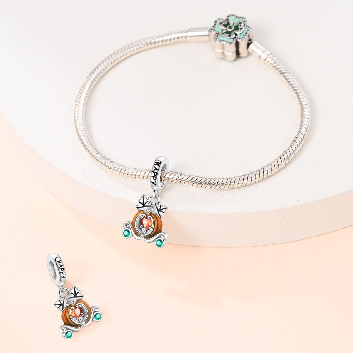 Liora Atelier Happy Fairytale Pumpkin Carriage Charm