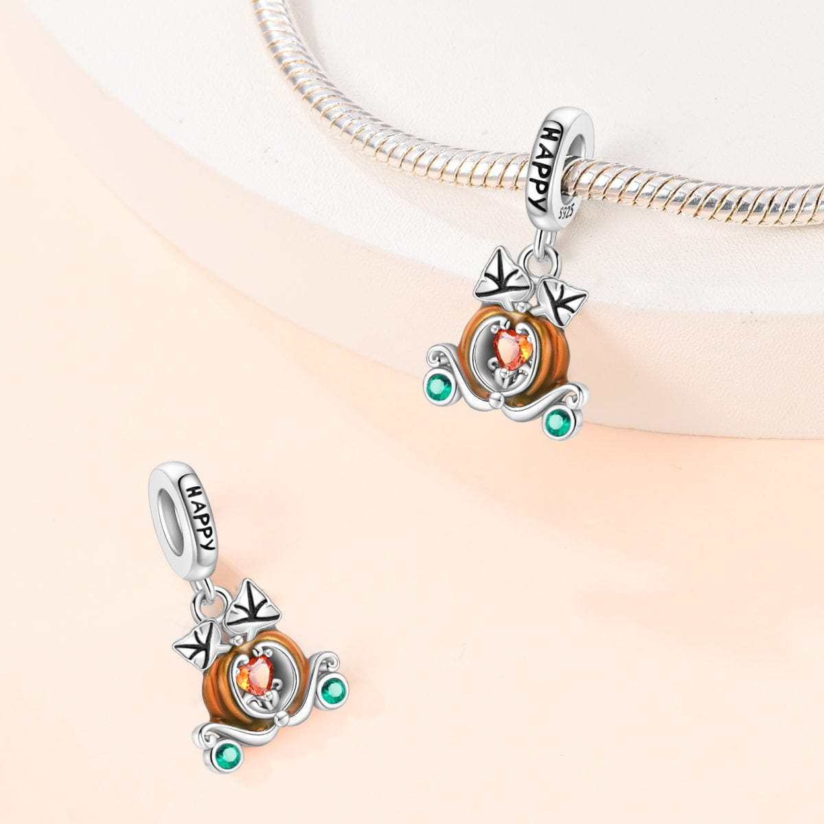 Liora Atelier Happy Fairytale Pumpkin Carriage Charm