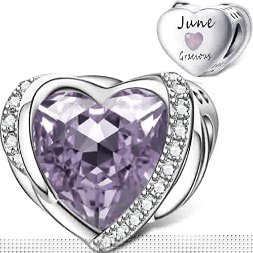 Liora Atelier Heart Birthstone Charms
