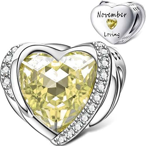 Liora Atelier Heart Birthstone Charms