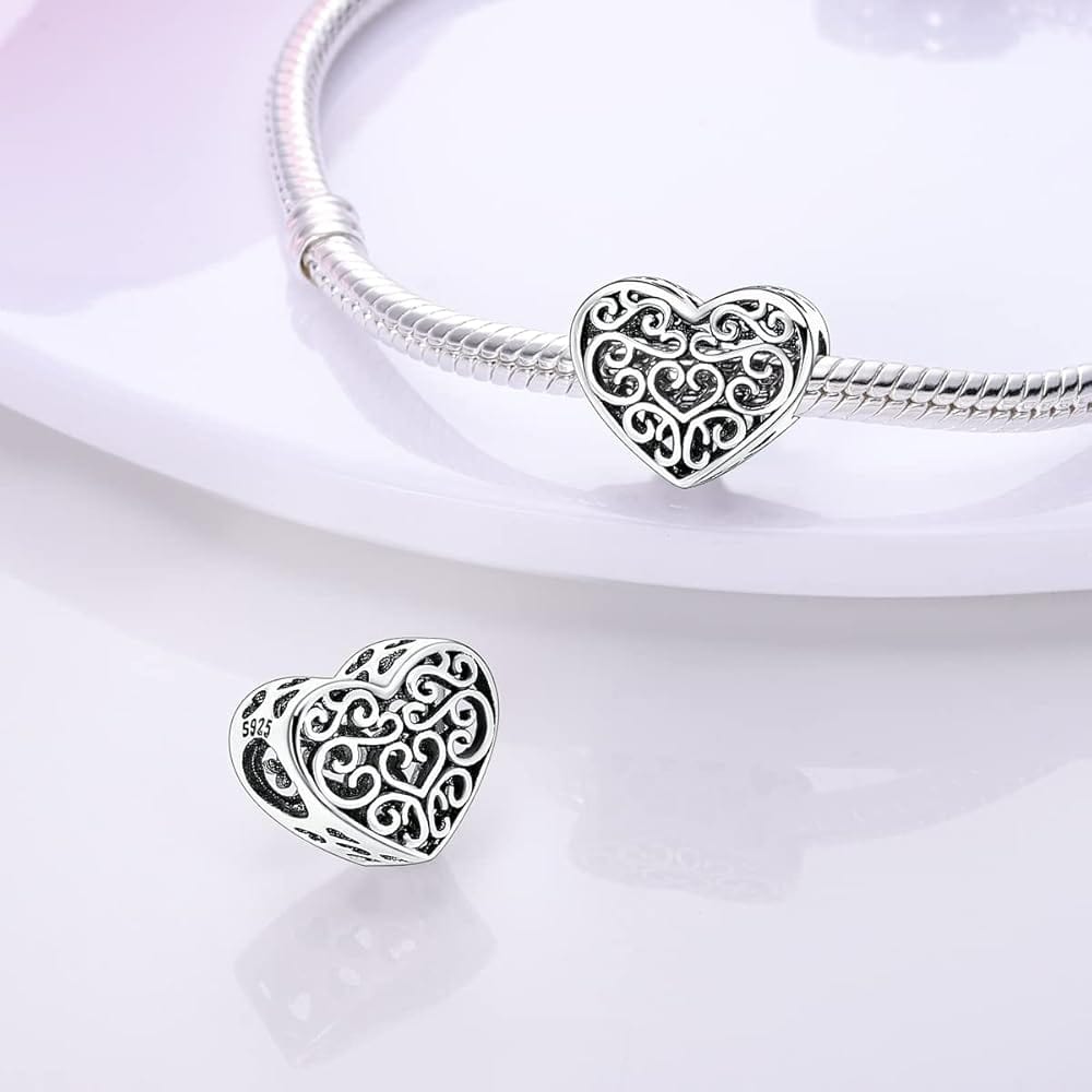 Liora AtelierHeart Flower Charm