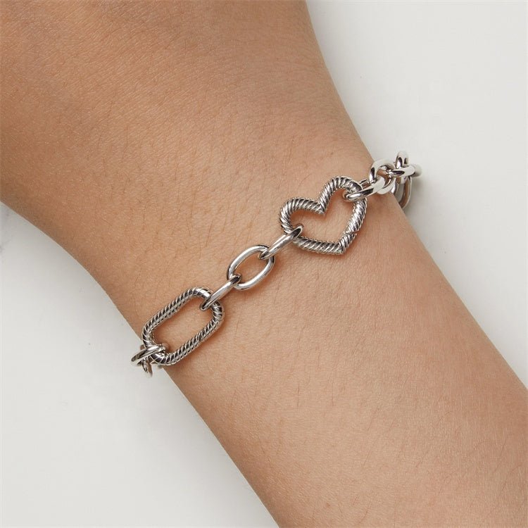 Liora Atelier Heart Link Chain Bracelet
