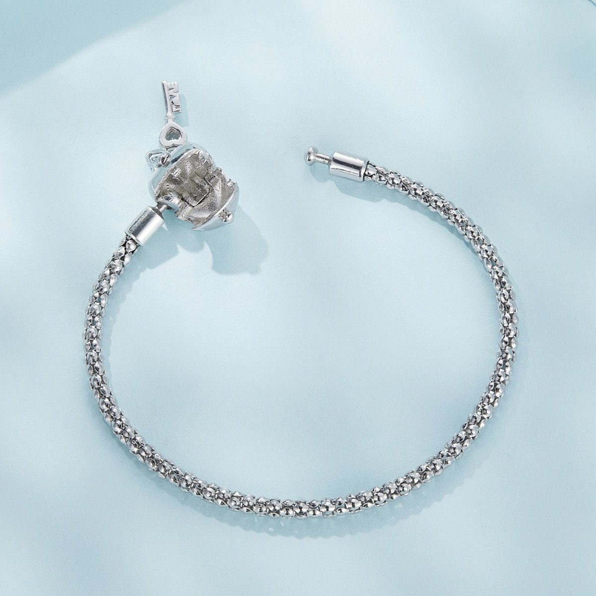 Liora Atelier Heart Lock & Key Charm Bracelet