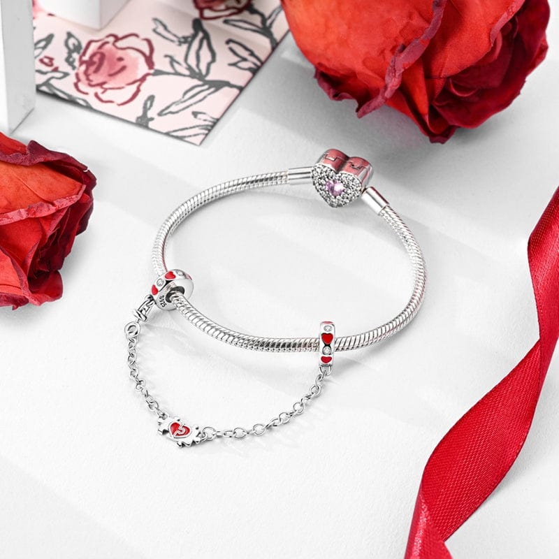 Liora Atelier Heart Puzzle Safety Chain