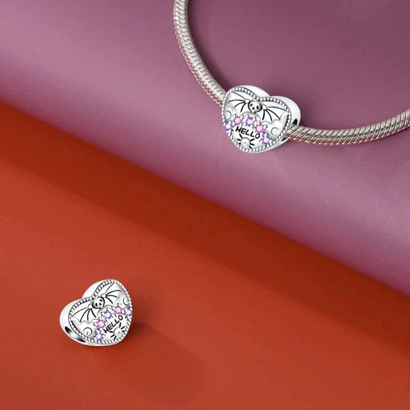 Liora Atelier Hello Halloween Heart Charm