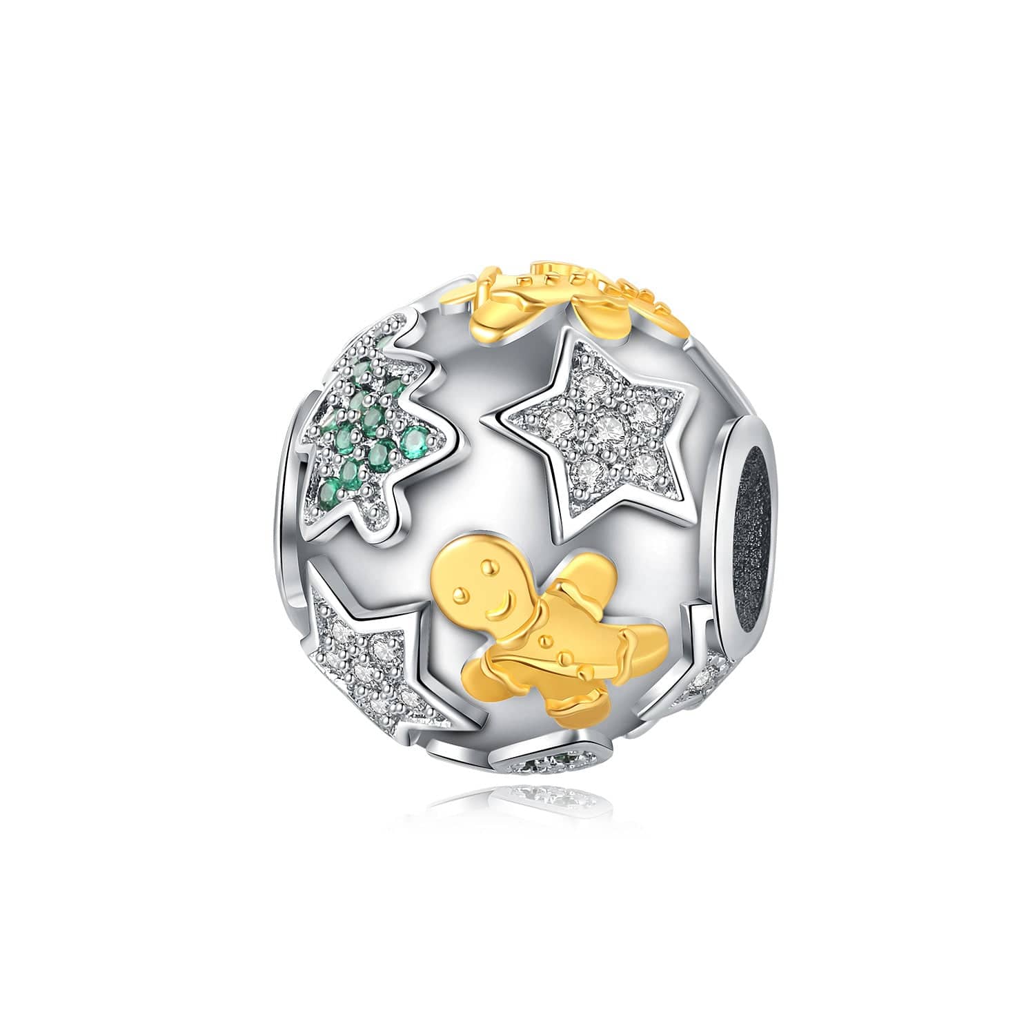 Liora Atelier Holiday Gingerbread & Stars Charm