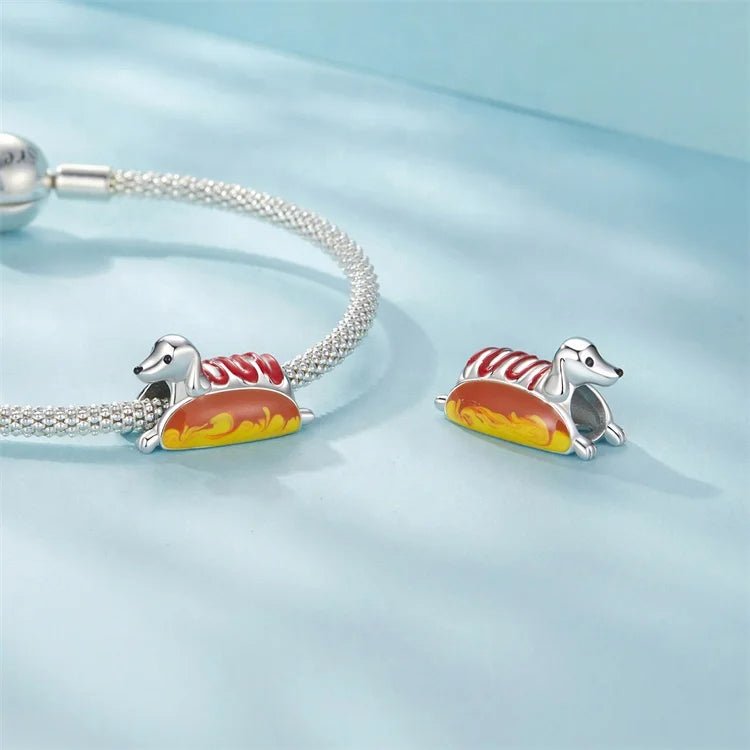 Liora Atelier Hot Dog Dachshund Charm