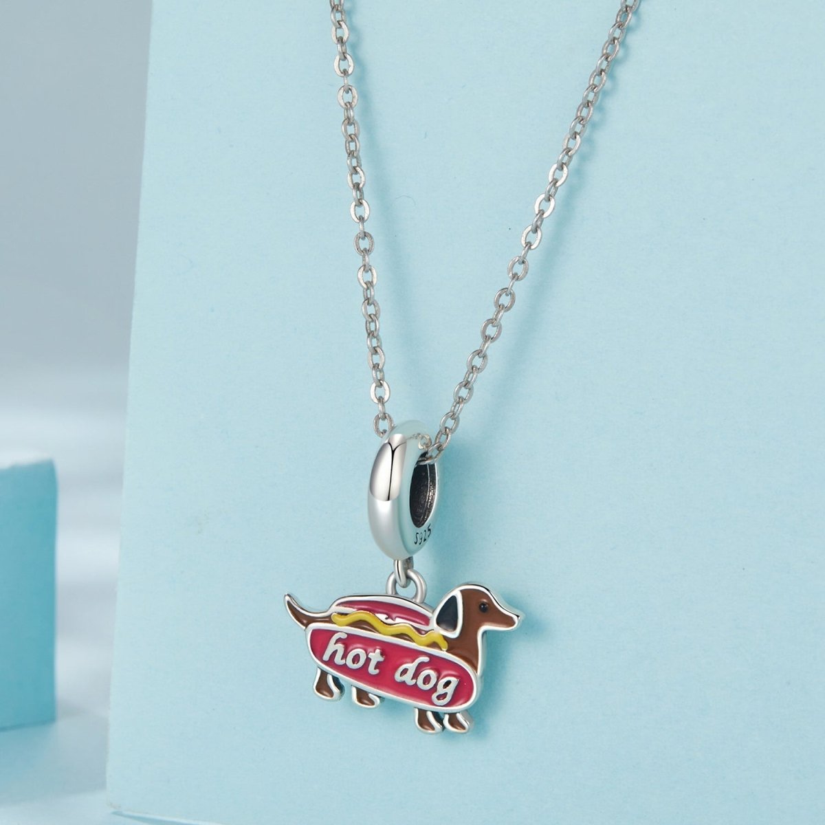 Liora Atelier Hot Dog Dachshund Dangle Charm