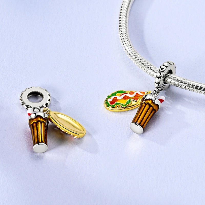 Liora Atelier Hot Dog & Soda Dangle Charm