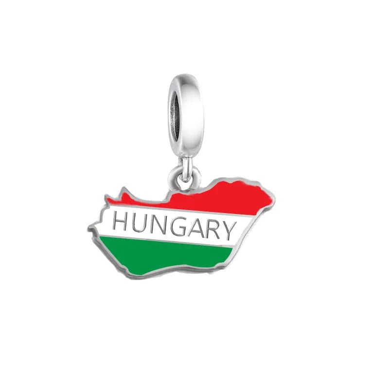 Liora Atelier Hungary Map Dangle Charm