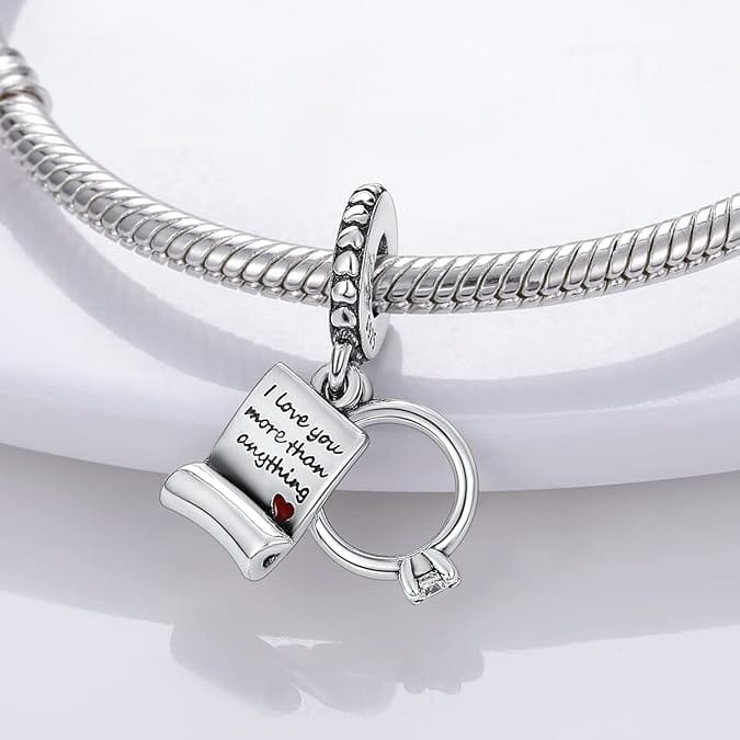 Liora Atelier I Love You More Than Anything Wedding Dangle Charm