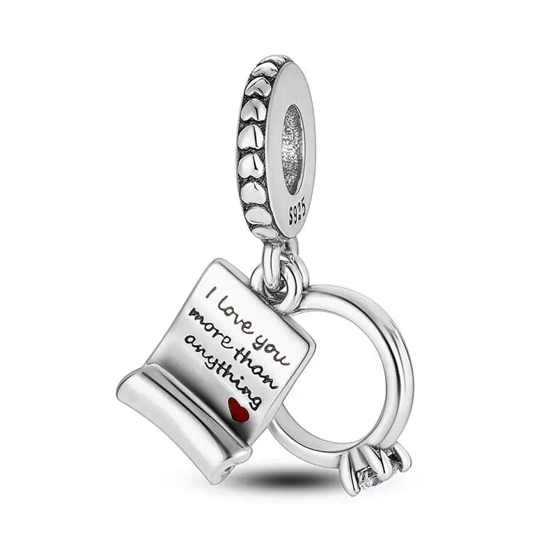 Liora Atelier I Love You More Than Anything Wedding Dangle Charm