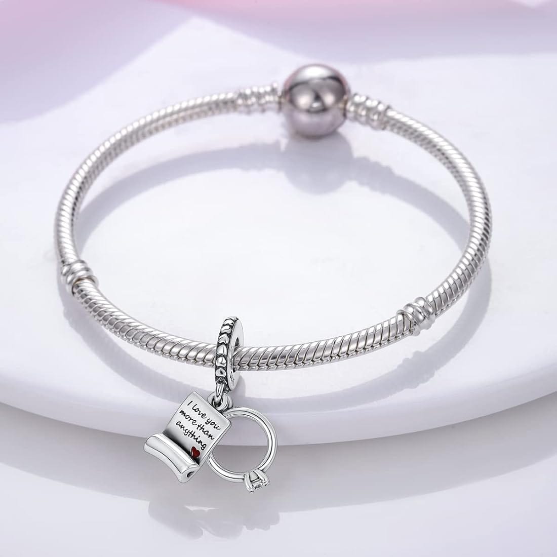 Liora Atelier I Love You More Than Anything Wedding Dangle Charm