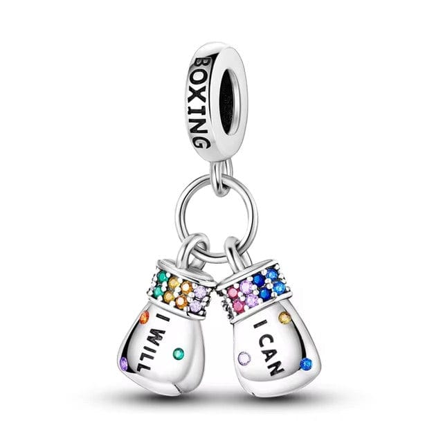 Liora Atelier "I Will, I Can" Boxing Gloves Dangle Charm