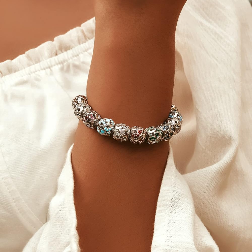 Liora Atelier Infinite Love Zircon Heart Birthstone Charms