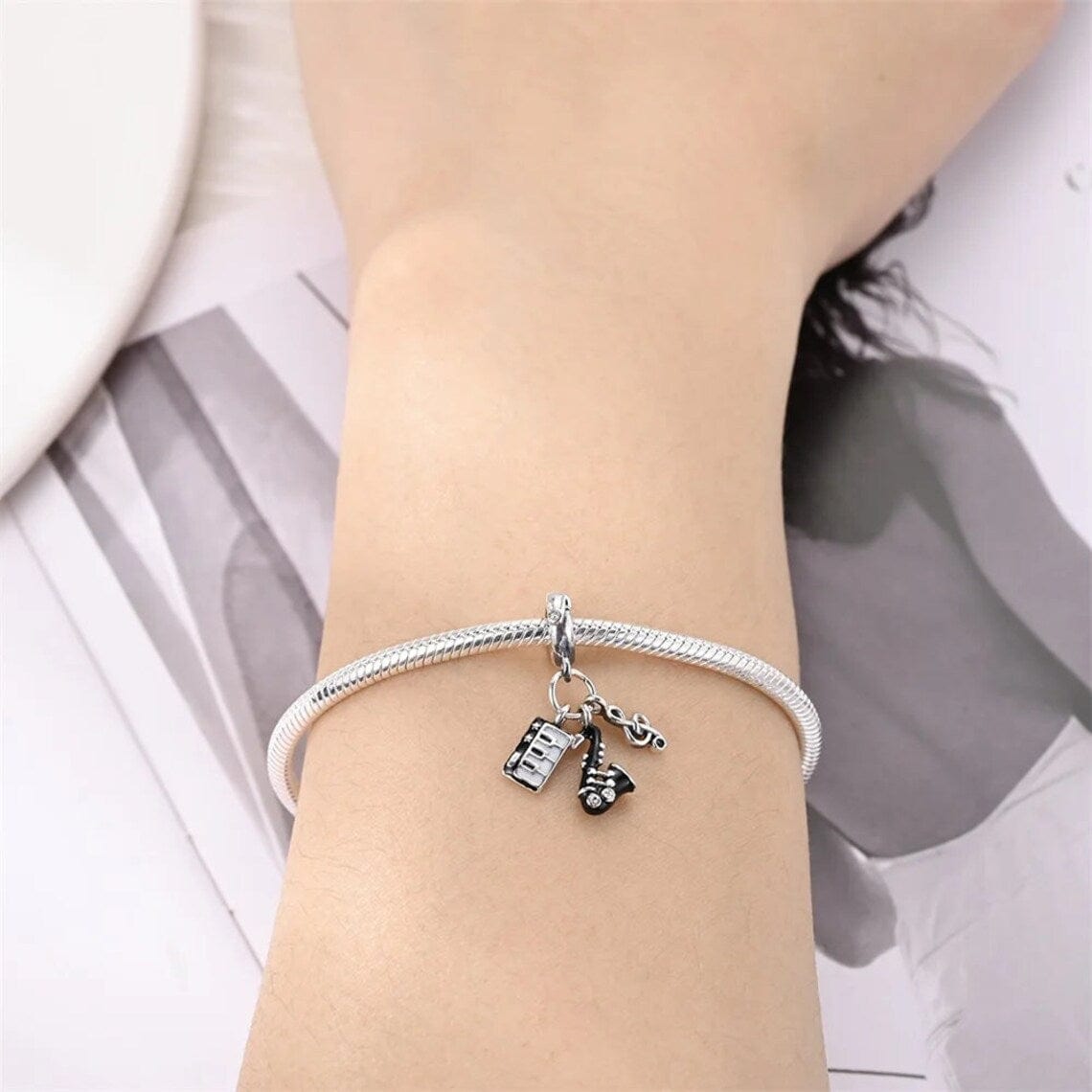 Liora Atelier Keyboard, Saxophone & Music Note Charm