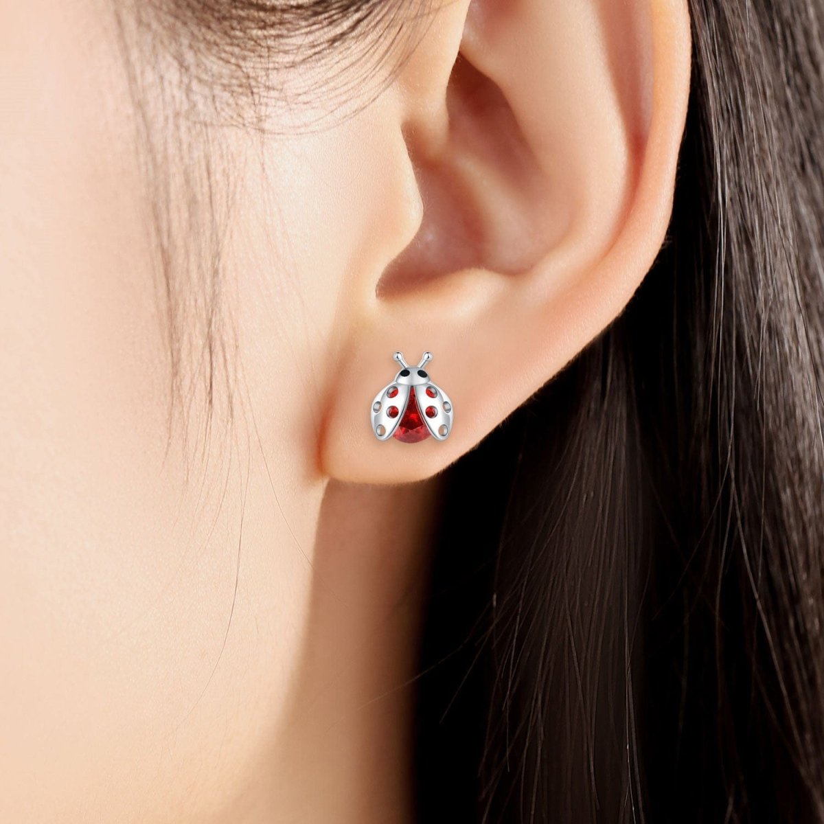 Liora Atelier Ladybug and Blossom Sparkle Studs