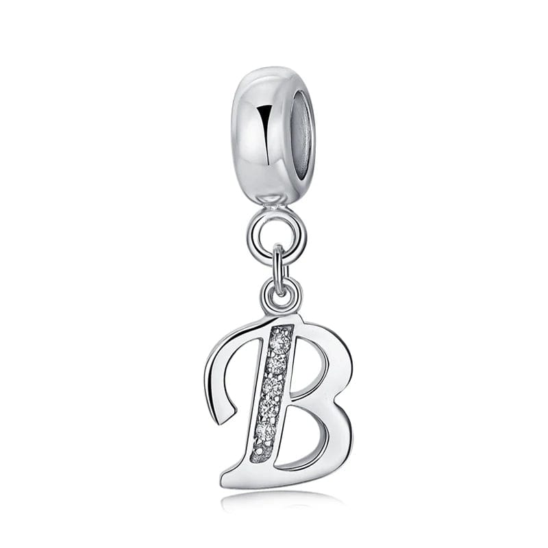 Liora Atelier Elegant Cursive Letter A~Z Alphabet Charm