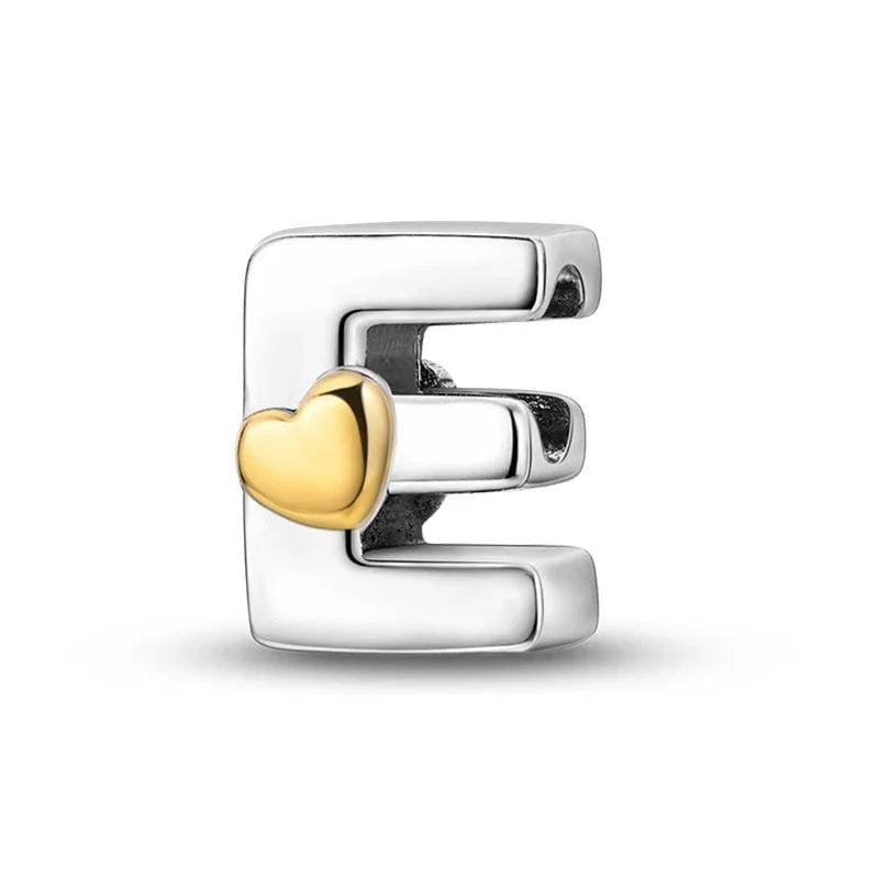 Liora Atelier Gold Heart Letter A~Z Alphabet Charm