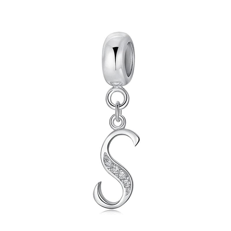 Liora Atelier Elegant Cursive Letter A~Z Alphabet Charm
