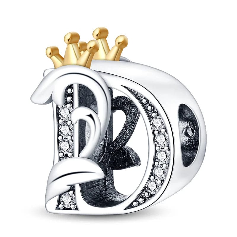 Liora Atelier Crowned Royal Letter A~Z Alphabet Charm