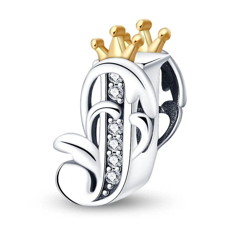 Liora Atelier Crowned Royal Letter A~Z Alphabet Charm